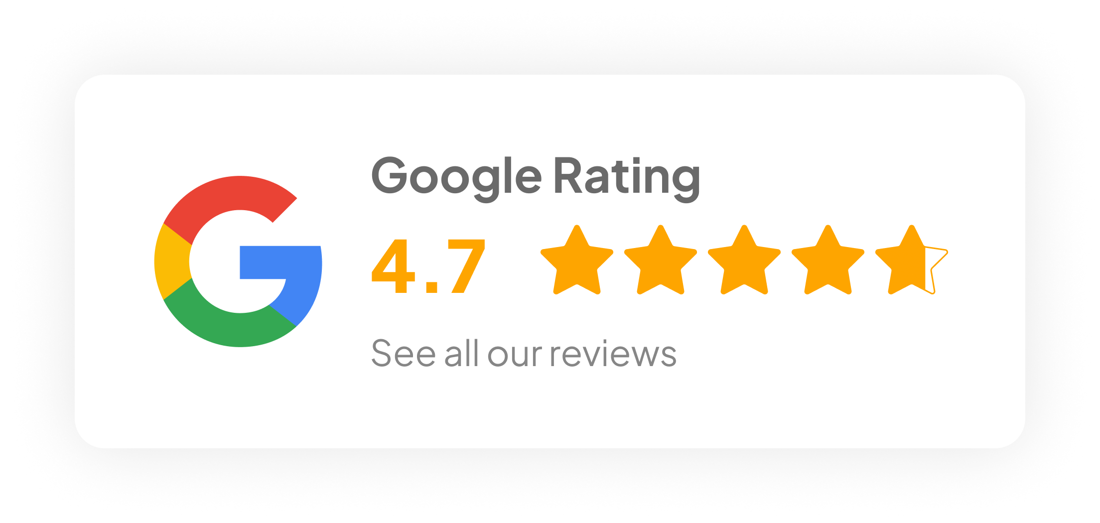 google ratings